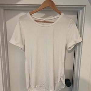 Marika Cream Short Sleeve Athletic Shirt